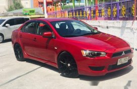 Red Mitsubishi Lancer Ex 2010 at 78000 km for sale