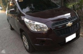 Red Chevrolet Spin 2016 for sale in Manual
