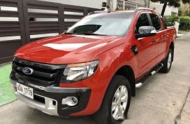Sell Orange 2015 Ford Ranger at 24993 km 