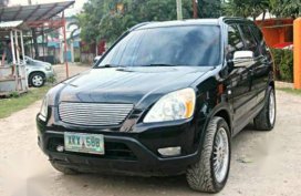 Selling Black Honda Cr-V 2004 in Lapu-Lapu