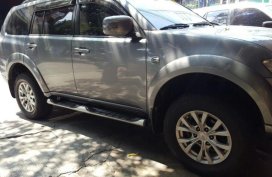 Selling Grey Mitsubishi Montero 2014 Automatic Diesel at 53000 km in Quezon City
