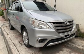 Selling Silver Toyota Innova 2016 Manual Diesel at 15100 km in Quezon City