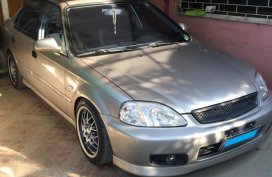 Silver Honda Civic 2001 Manual for sale 