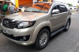 2nd Hand Toyota Fortuner 2012 Automatic Diesel for sale in Davao City
