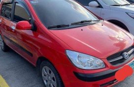 Selling Red Hyundai Getz 2009 Manual Gasoline at 77000 km