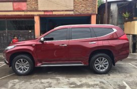 Red Mitsubishi Montero Sport 2018 Automatic Diesel for sale in Olongapo