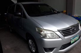 Silver Toyota Innova 2014 for sale Manual
