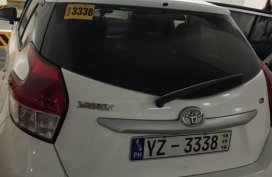 Selling Toyota Yaris 2016 Manual Gasoline in Pasig
