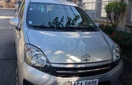 Silver Toyota Wigo 2014 at 40000 km for sale