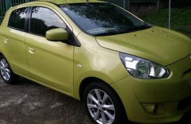 Selling 2nd Hand Mitsubishi Mirage 2013 Hatchback in Bayambang