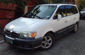 White Hyundai Trajet 2002 Automatic Diesel for sale