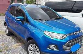 Blue Ford Ecosport 2014 at 22000 km for sale