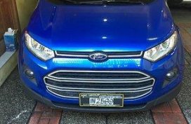 Selling Blue Ford Ecosport 2017 at 16500 km 
