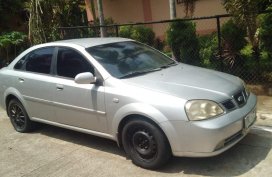 Silver Chevrolet Optra 2003 Manual for sale
