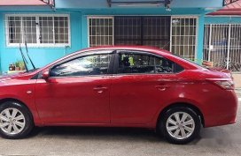 Red Toyota Vios 2014 Manual Gasoline for sale 