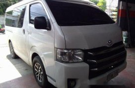 White Toyota Hiace 2014 Automatic Gasoline for sale