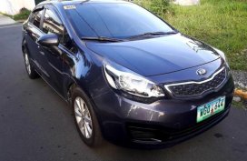 2nd Hand Kia Rio 2013 Manual Gasoline for sale in Quezon City