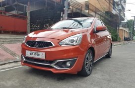 2nd Hand Mitsubishi Mirage 2017 Manual Gasoline for sale in Quezon City