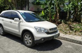 Pearl White Honda Cr-V 2008 Automatic Gasoline for sale in Pasig