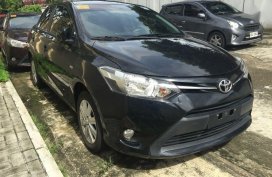 Black Toyota Vios 2016 Manual Gasoline for sale in Quezon City