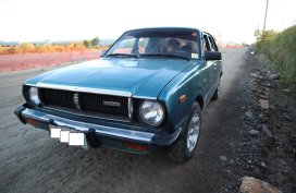 Blue Toyota Corolla 1978 Sedan Manual Gasoline for sale 