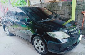 Black Honda City 2006 at 72000 km for sale 