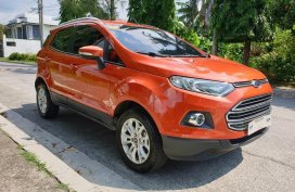 Orange Ford Ecosport 2017 Automatic Gasoline for sale in Manila