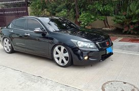 Black Honda Accord 2008 at 80000 km for sale