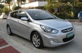 Selling Silver Hyundai Accent 2014 Hatchback Automatic Gasoline in Manila