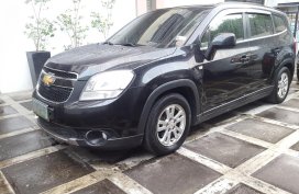 Black Chevrolet Orlando 2012 at 46306 km for sale