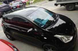 Black Hyundai Grand I10 2014 Hatchback for sale in Taguig 