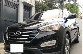 Black Hyundai Santa Fe 2013 for sale in Manila