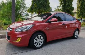 Red Hyundai Accent 2017 for sale in San Pedro