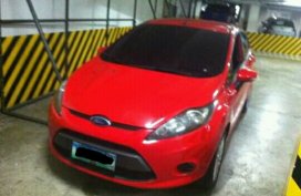 Red 2013 Ford Fiesta at 70000 km for sale in Metro Manila 