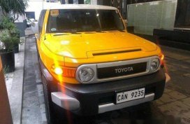 Selling Yellow Toyota Fj Cruiser 2019 Automatic Diesel at 7000 km 