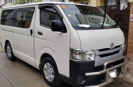 White Toyota Hiace 2018 Manual Diesel for sale 