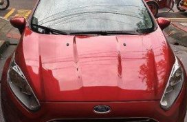 Red Ford Fiesta 2016 Manual Gasoline for sale