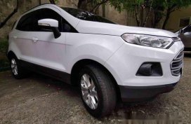 White Ford Ecosport 2015 Manual Gasoline for sale