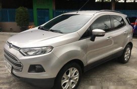 Selling Silver Ford Ecosport 2015 at 37000 km 