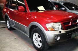 Red Mitsubishi Montero 2006 for sale in Manila 