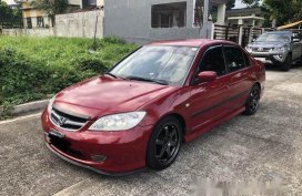 Selling Red Honda Civic 2004 Automatic Gasoline