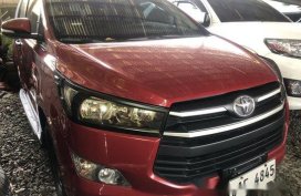 Red Toyota Innova 2017 Manual Diesel for sale