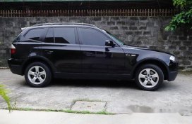 Selling Black Bmw X3 2010 Automatic Diesel at 51500 km 