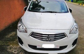 Selling White Mitsubishi Mirage G4 2018 Manual Gasoline at 6004 km 