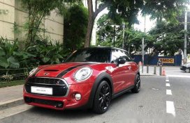Red Mini Cooper 2017 Automatic Gasoline for sale 