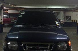 Selling Blue Mitsubishi Adventure 2000 Manual Gasoline 