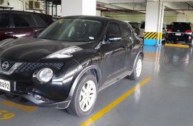 Black Nissan Juke 2017 Automatic Gasoline for sale 