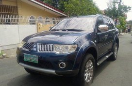 Selling Blue Mitsubishi Montero Sport 2009 at 60000 km 