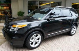 Sell Black 2014 Ford Explorer Automatic Gasoline at 55000 km 