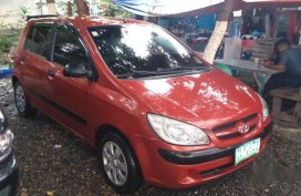 Orange Hyundai Getz 2007 Manual for sale